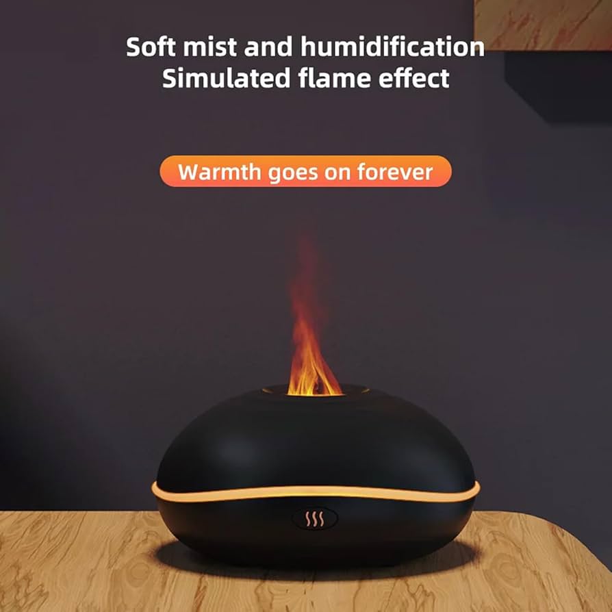 Flame Diffuser Humidifier – Relax with the Glow of Soothing Mist