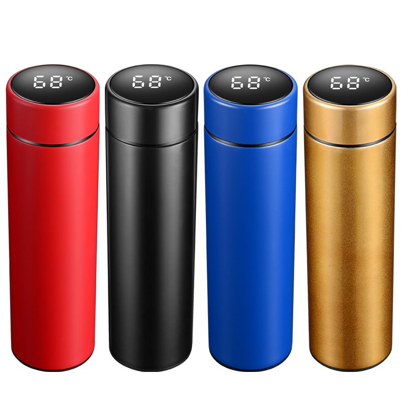 Smart Digital Water Bottle with LED Temperature