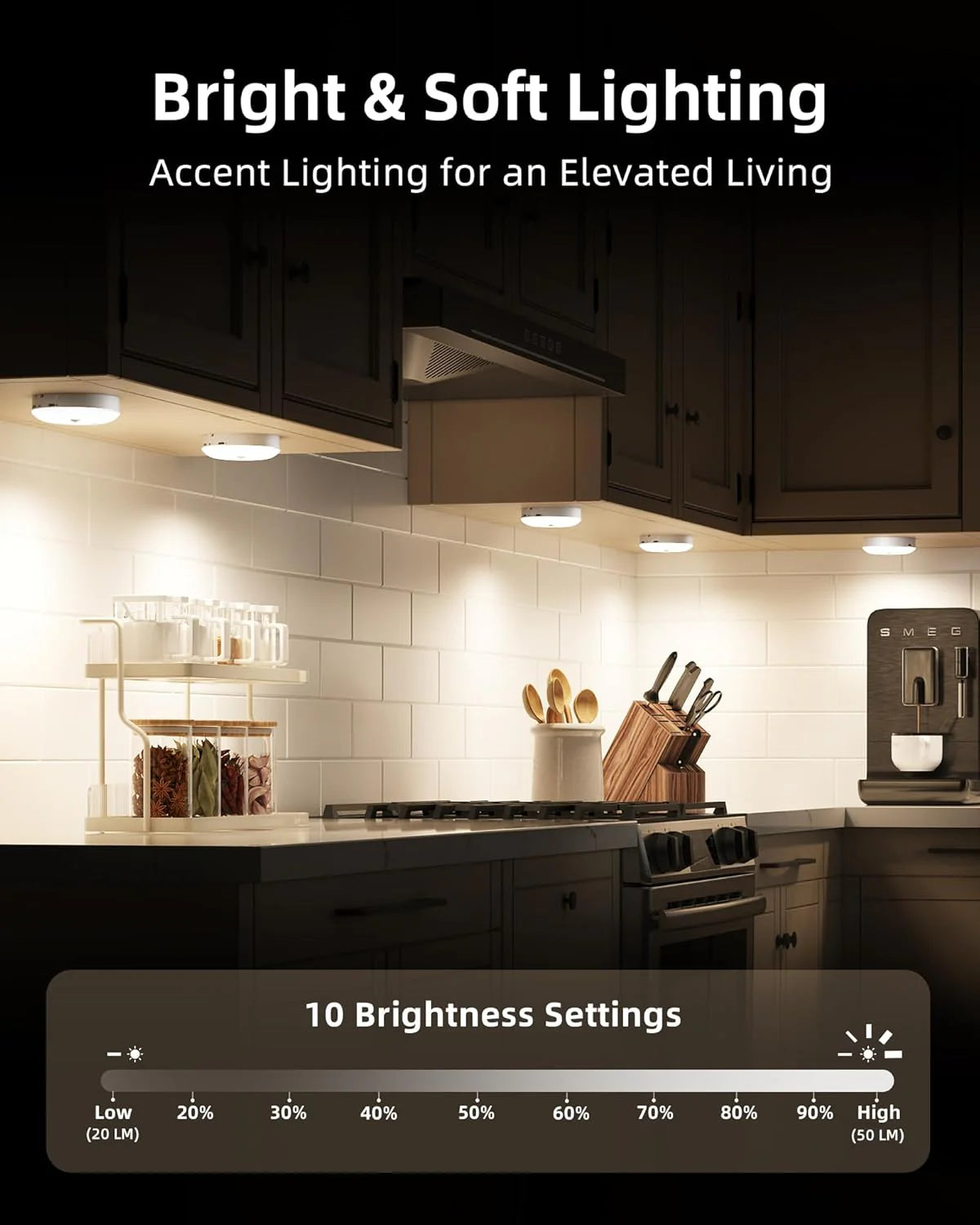 Motion Sensor LED Touch Light upto 110 hours Battery Life