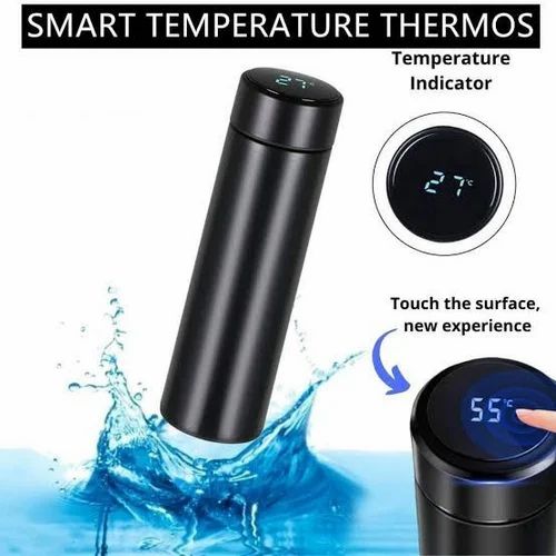 Smart Digital Water Bottle with LED Temperature